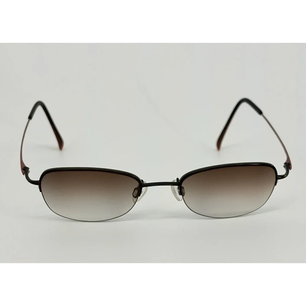 Charmant Womens Eyeglasses Frames Half Rim Titanium CH8575 48-19-135